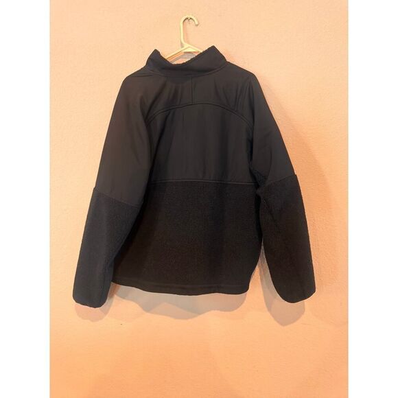 Men Under Armour UA Mission FZ Black Fleece Jacket Loose Fit Full Zip NWT - Picture 2 of 5